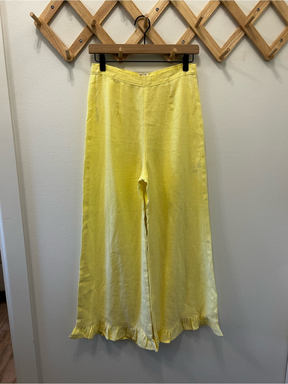 Faithful the brand linen butter yellow Pants